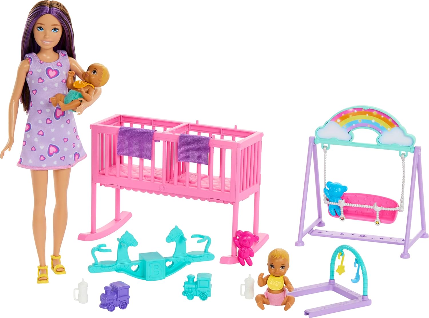 Barbie Set de Juego Skipper Cuidado de Gemelos
