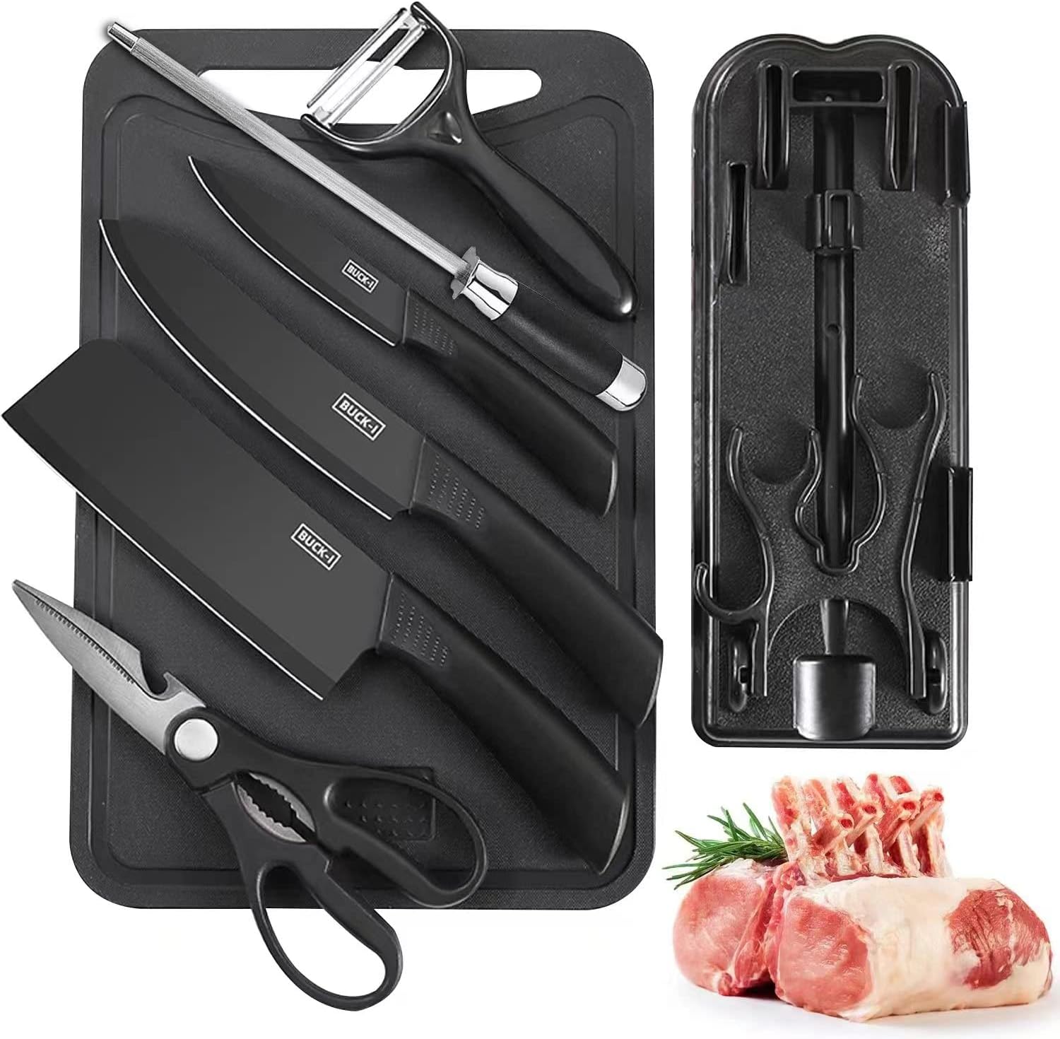 Juego De Cuchillos De Cocina Multifuncional, 8 Piezas