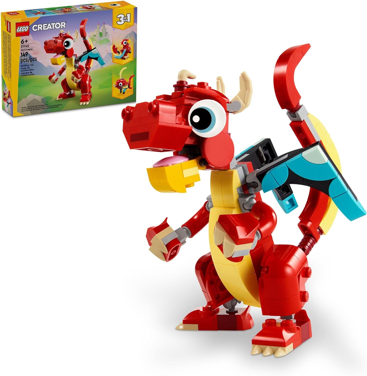 LEGO Creator 3en1 Dragón Rojo