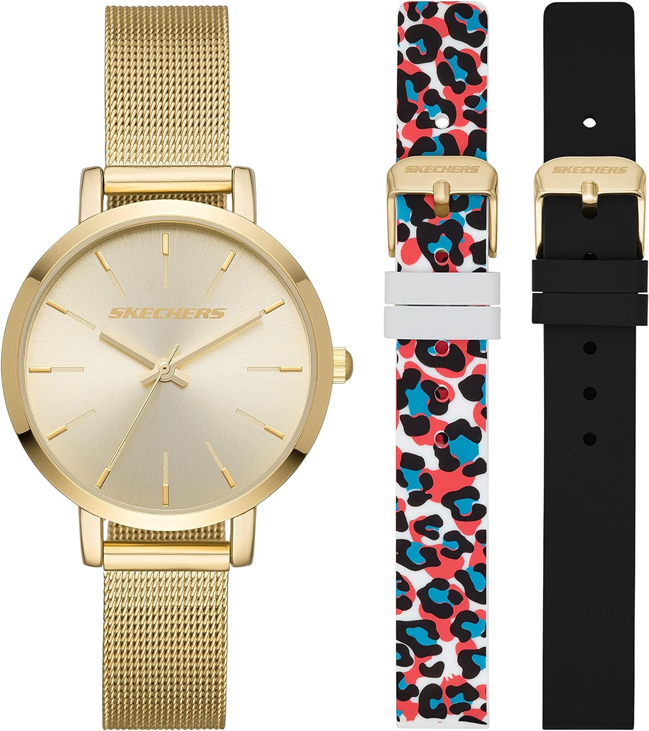 Skechers – Reloj de cuarzo para mujer y banda intercambiable