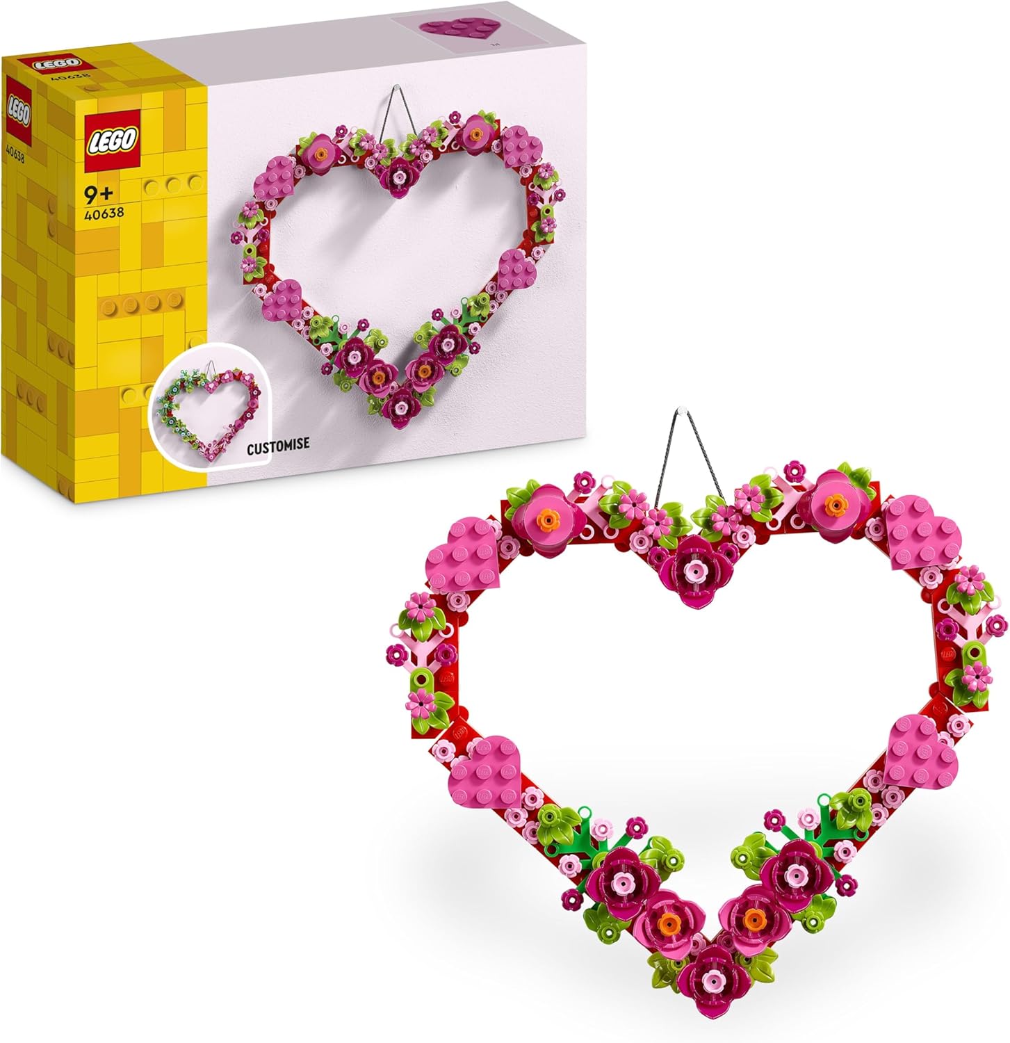 LEGO® Corazón Decorativo Set de construcción y decoración