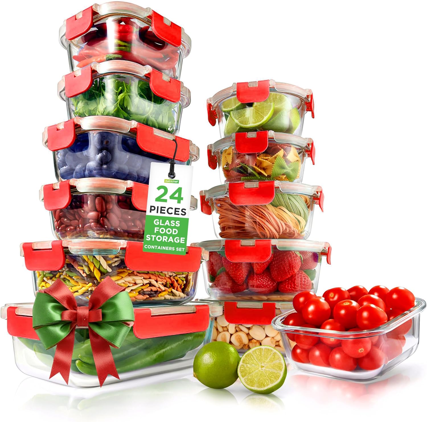 Recipientes de Almacenamiento de Alimentos de Vidrio