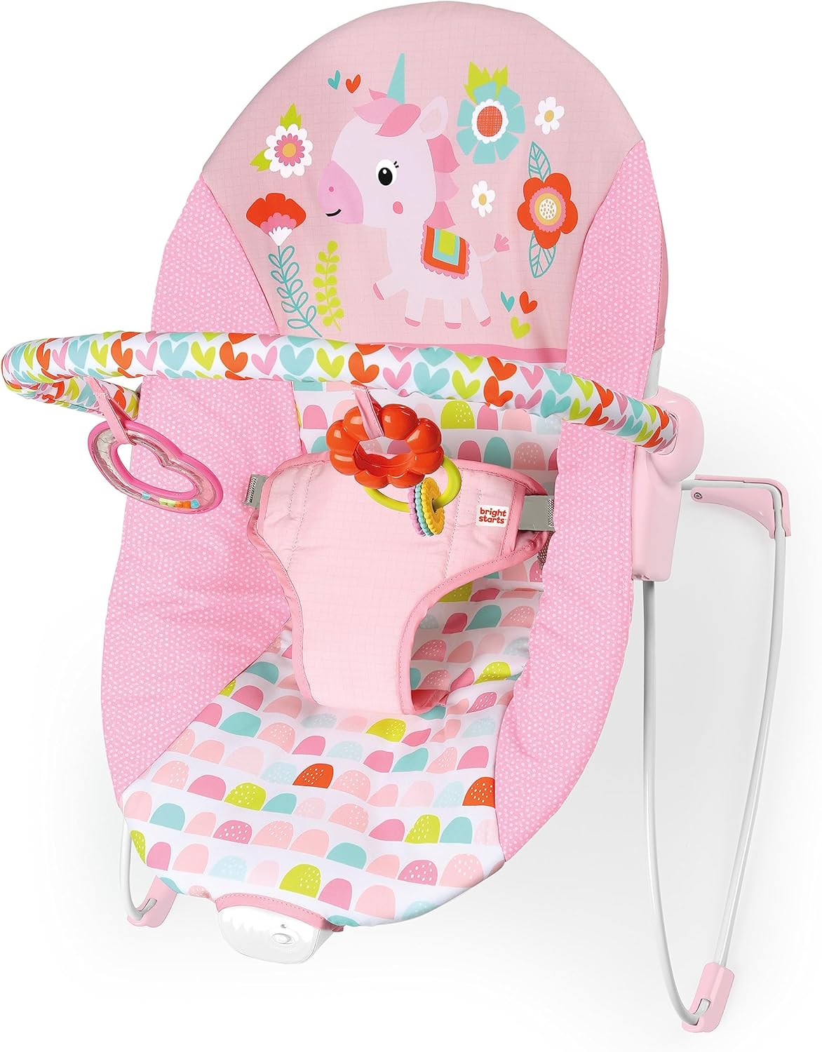 Bright Starts Fanciful Fantasy Vibrating Bouncer with Toy bar