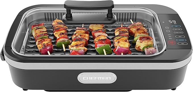 Chefman AccuGrill – Parrilla interior sin humo