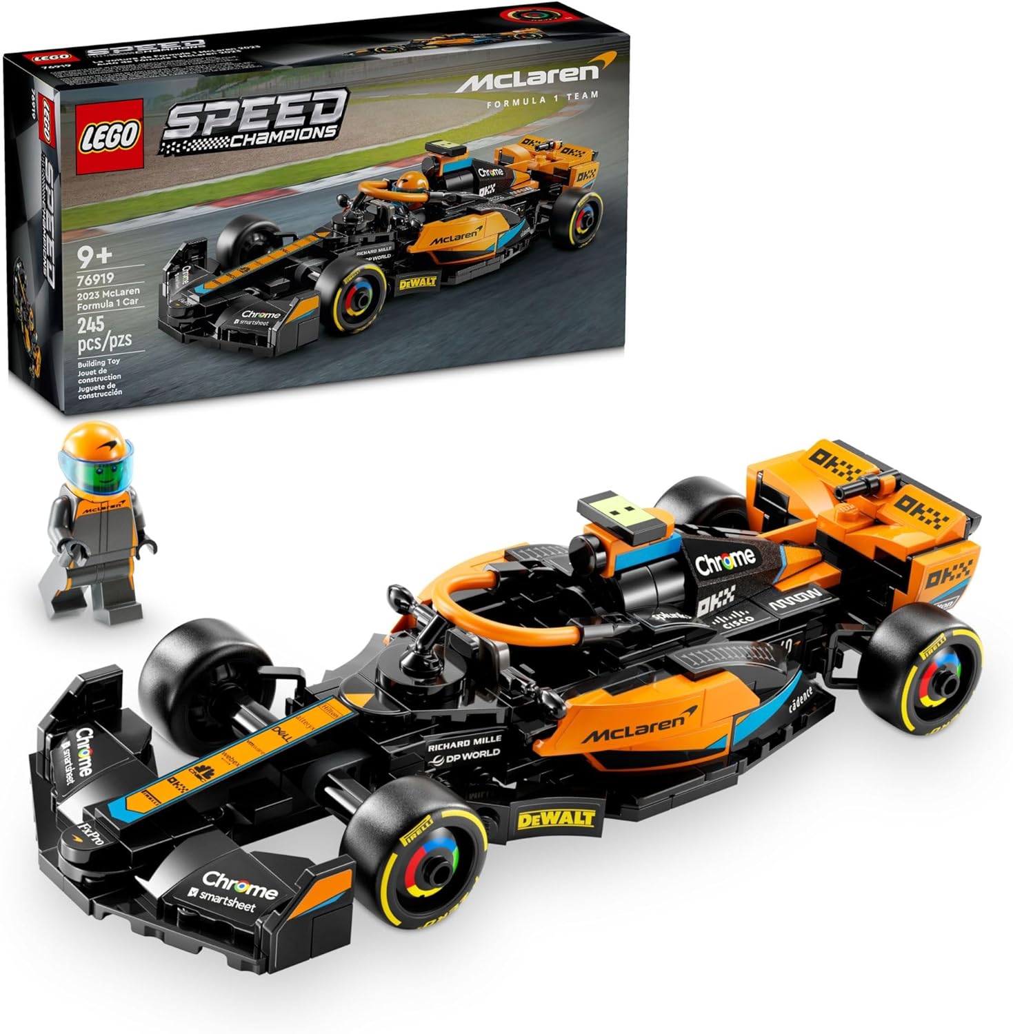 LEGO® Speed Champions Coche de Carreras de Fórmula 1 McLaren 2023
