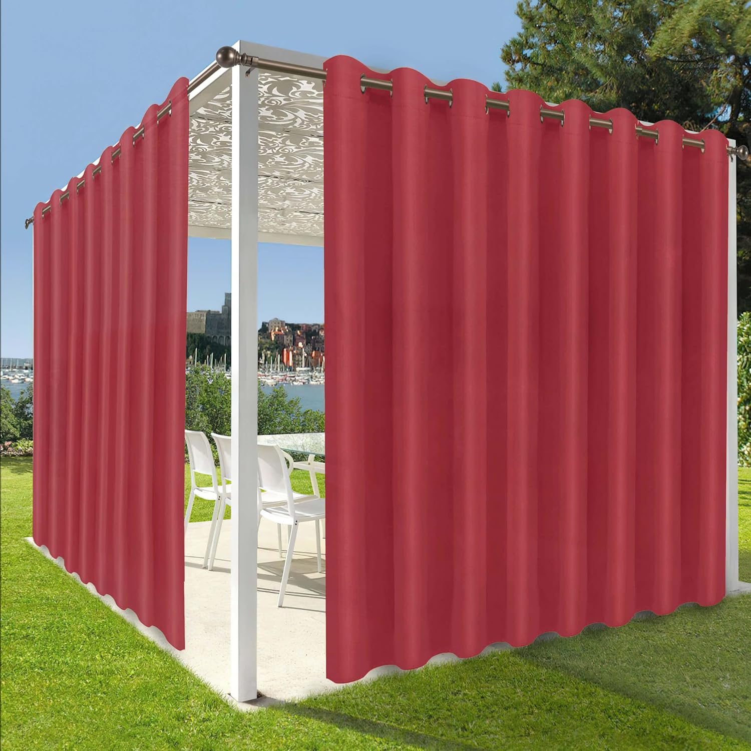 Cortinas impermeables para exteriores para patio