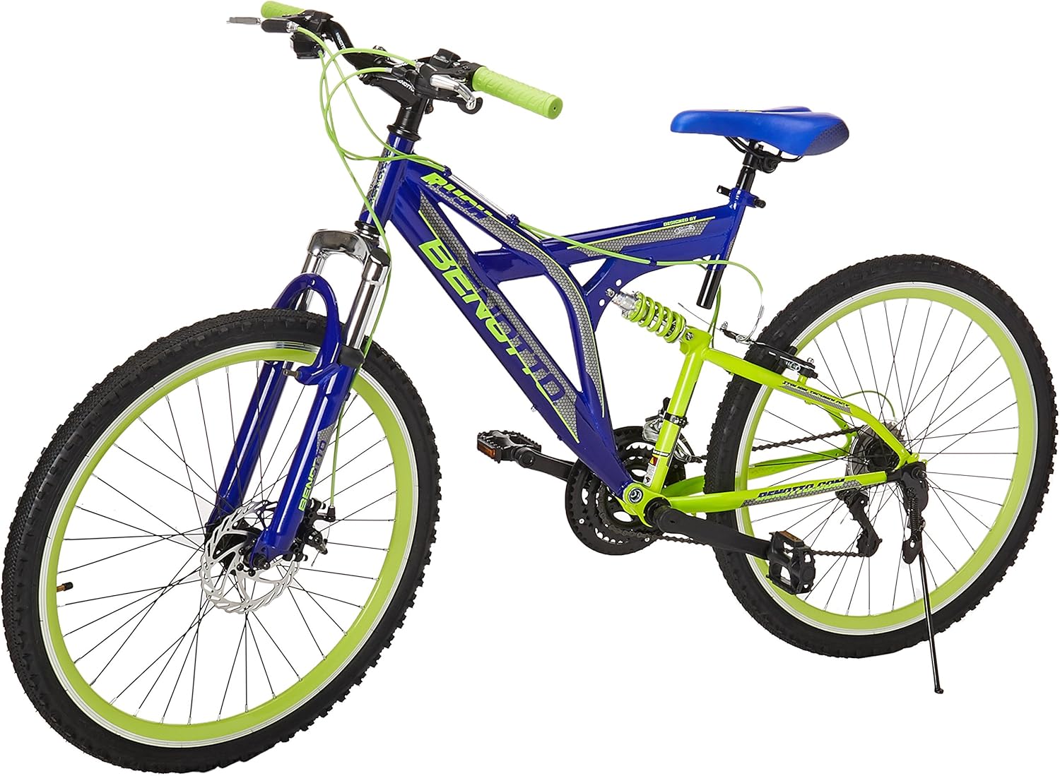 Bicicleta Benotto Rush MTB Acero R26 21V Hombre Sunrace Frenos Disco Delantero