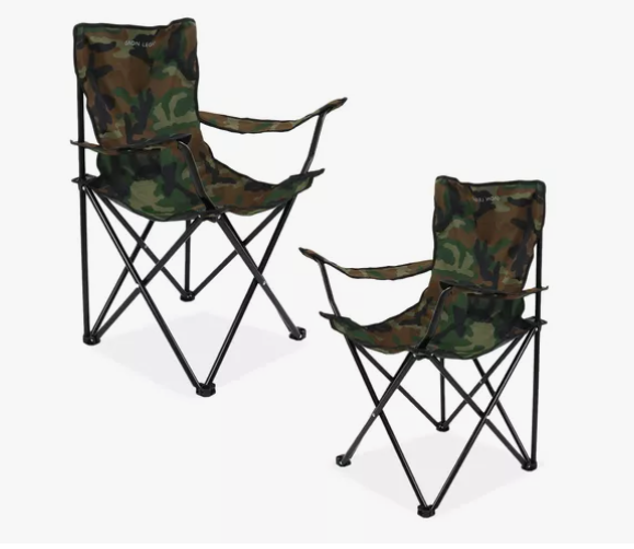 MERCADO LIBRE: Silla de Camping plegable, 2 piezas