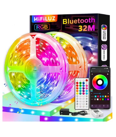 MERCADO LIBRE: Tiras De Led 32m Bluetooth