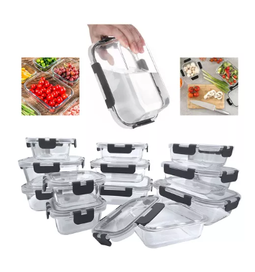 MERCADO LIBRE: Recipientes Herméticos De Vidrio, 12 piezas