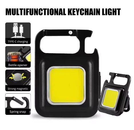 Aliexpress: Minilinterna LED COB superbrillante, luz EDC para llavero