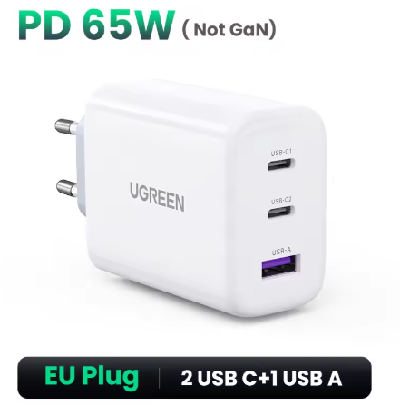 Aliexpress: UGREEN-cargador USB tipo C GaN para iPhone 12, 13 Pro Max