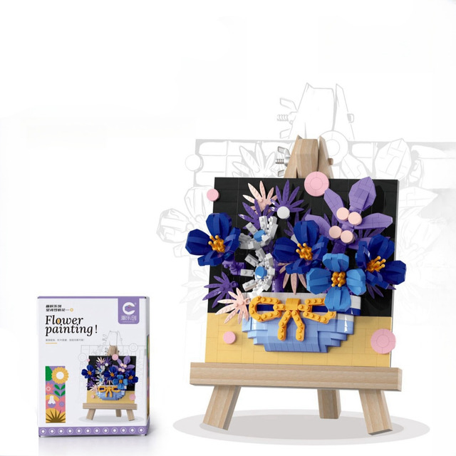 Bloques Diy, Caballete Floral Para Decorar Hogar Y Oficina.