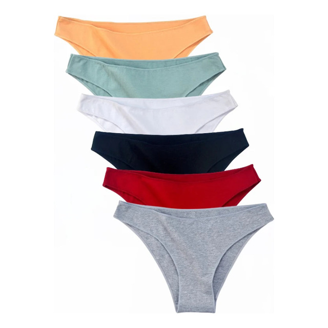 Tanga Sin Costuras De Mujer Sexy Bragas De 6 Piezas