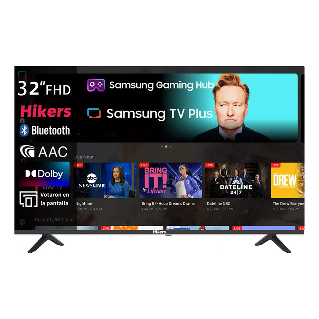 Pantalla Smart Tv Tizen 32-in Fhd Hikers Con Samsung Tv Plus