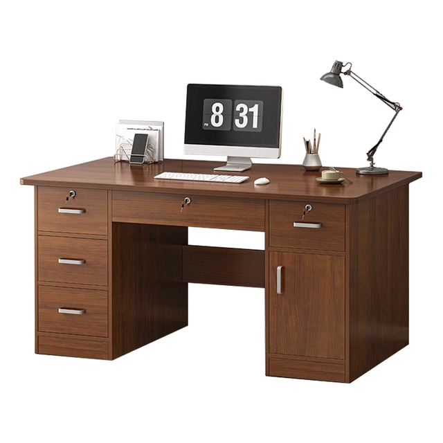 Mercado libre: Escritorios Minimalista Moderno De Oficina Con 5 Cajones