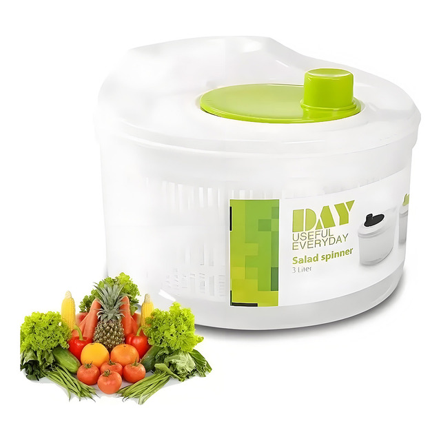 Secador De Lechuga Para Cocina | Centrifugador De Verduras