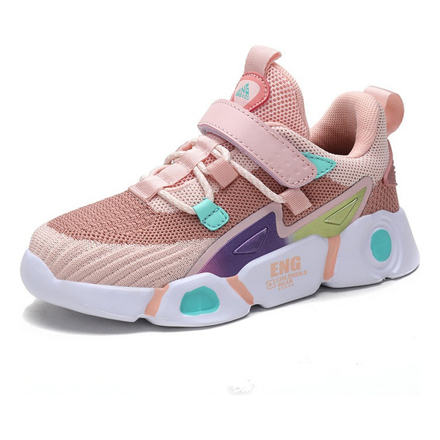 Zapatos Casuales Para Niños Y Niñas, De Punto, Transpirables
