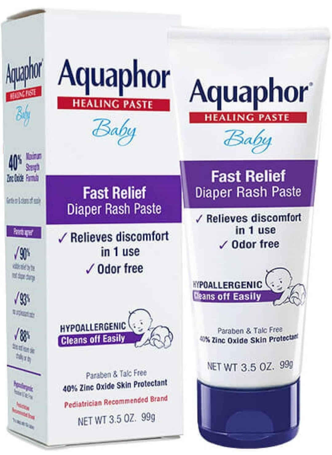 Aquaphor – Pasta para la rozadura del pañal del bebé y los bortes – 3.5 Oz