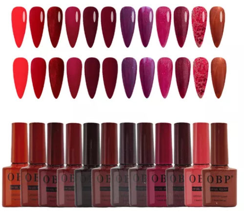 Gama De 12 Colores Gel Esmalte