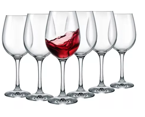 MERCADO LIBRE : Set 6 Piezas Copas Vino