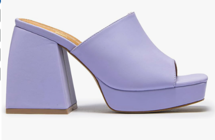 Sandalia con Tacón Ancho y Plataforma para Mujer