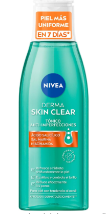 NIVEA Derma Skin Clear Tónico Anti-imperfecciones (200 ml)