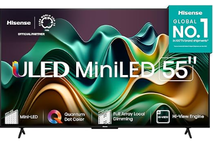 Hisense Pantalla MiniLED de 55 ( PAGANDO CON BANORTE )