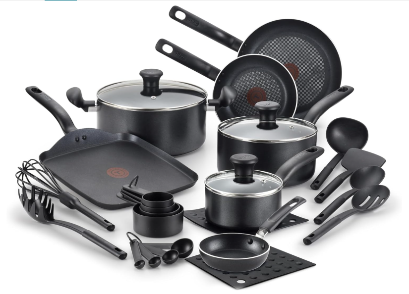 T-fal Initiative batería de cocina de 20 piezas