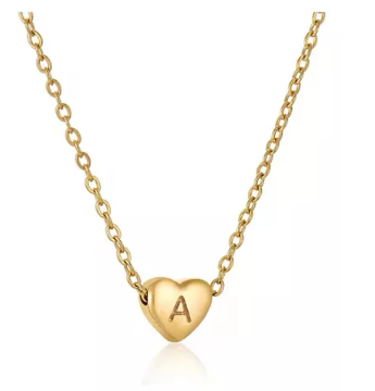 Collar Dije Letras Iniciales