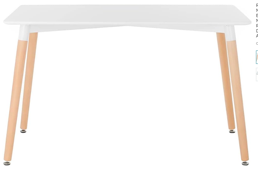 Raganet, Mesa Eames Multiusos de 120cm