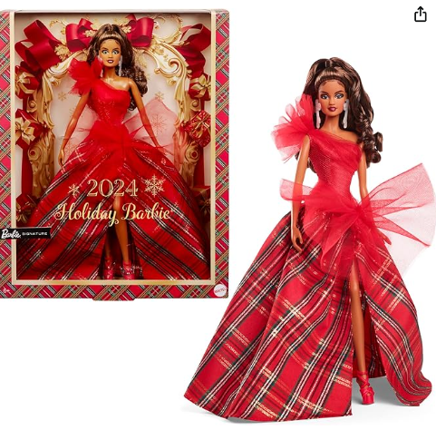 Barbie Signature Muñeca de Colección Holiday Doll Cabello Castaño
