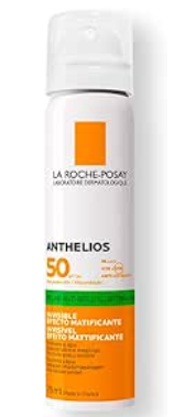 La Roche Posay Anthelios Bruma Invisible Ultraligera FPS 50+ Protector Solar Facial Spray, 75ml