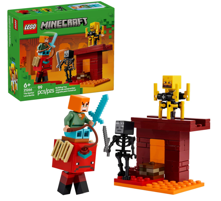 LEGO Minecraft La Batalla de Lava del Inframundo