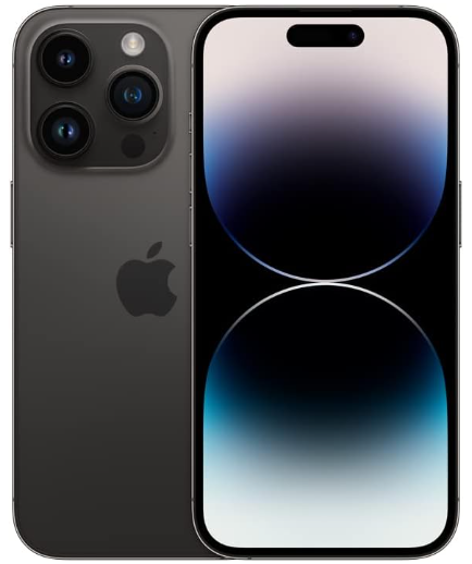 Apple iPhone 14 Pro, 256GB, Negro Espacial (Reacondicionado)