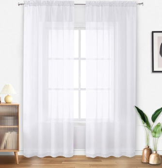 NANWEI Cortinas Translucidas,