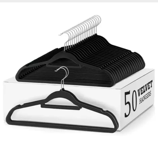 Set 50 Gancho Terciopelo