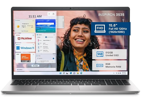 Dell Laptop Inspiron 15 3535 Ryzen 5 7520U 8GB