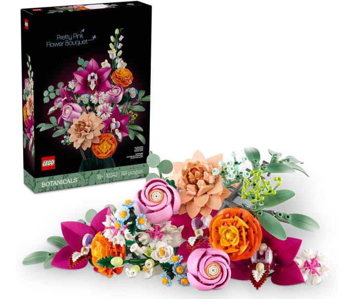 LEGO Botanical Ramo de Flores Fantasía en Rosa