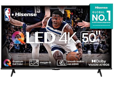 Hisense Pantalla QLED de 50″