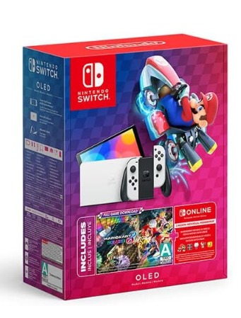 Nintendo Switch OLED Model Mario Kart  8 Deluxe Bundle  (CON BANORTE )