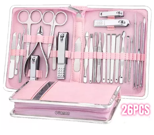 Quanna Kit De Manicura 26 En 1 Set Cortauñas