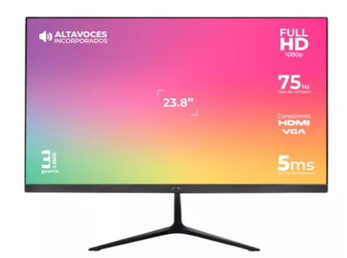Monitor 23.8 Acteck 5ms 75hz Full Hd