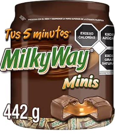 Milky Way chocolate mini 52 piezas, 442g