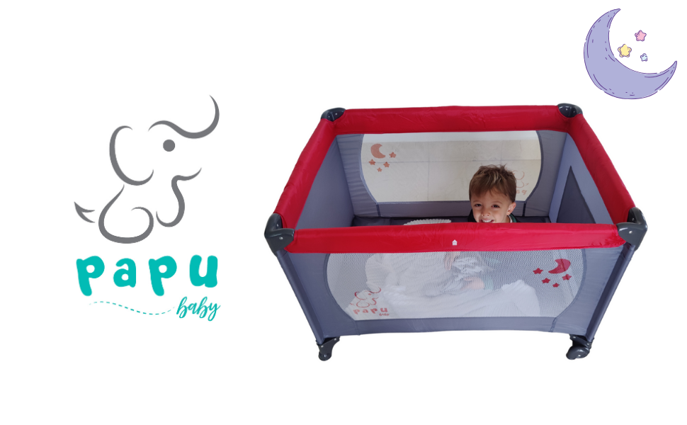 PAPU BABY Cuna de Viaje para Bebé.