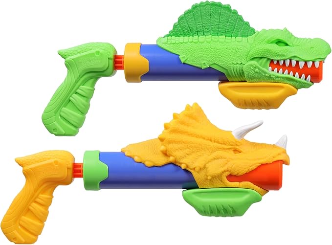 Lanzadores de Agua con diseño de Dinosaurio, 2 piezas