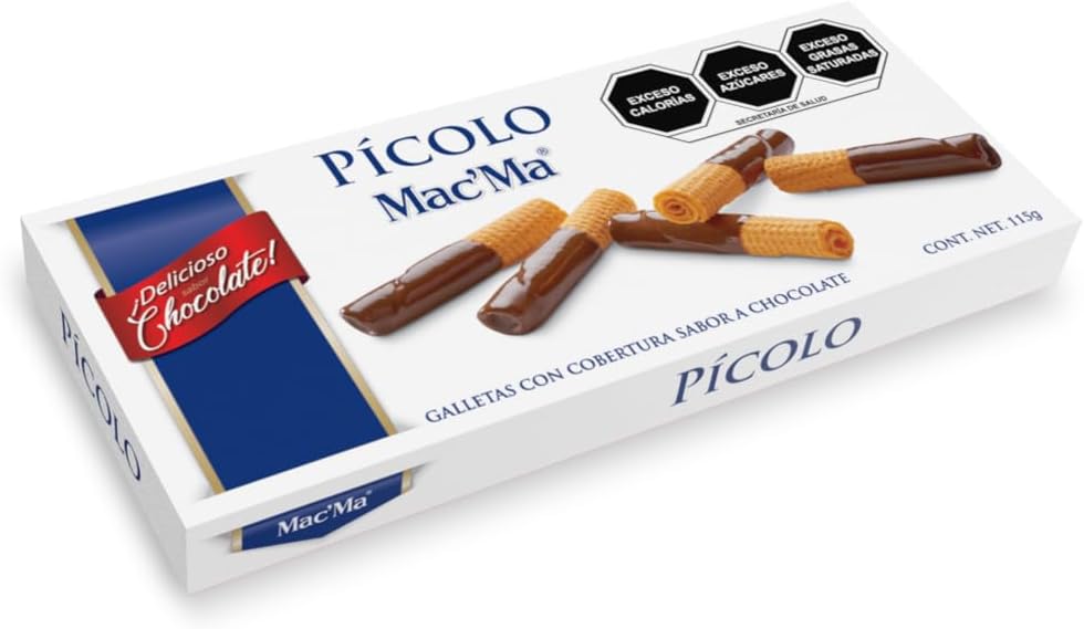 Mac´Ma Galleta cubierta de chocolate Picolo 115 g