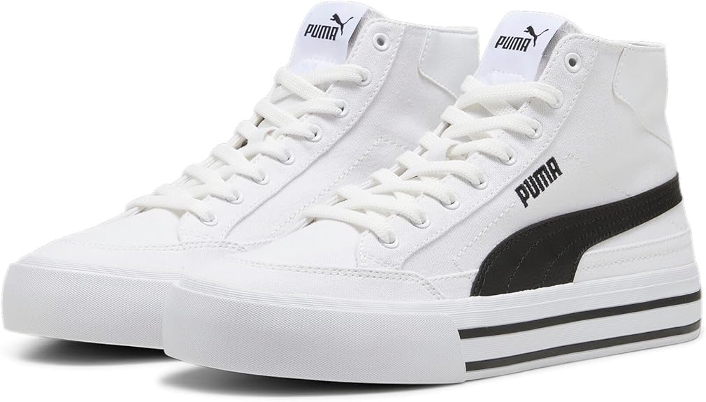PUMA Court Classic Vulcanizado Mid Zapatillas para Unisex-Adulto talla 28.5