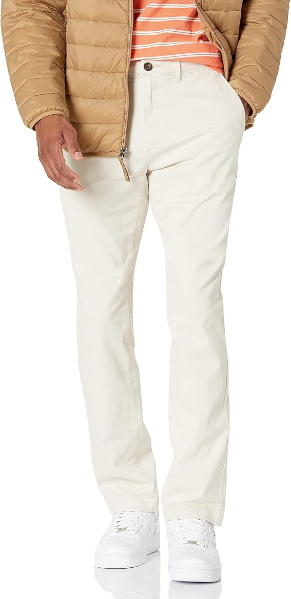 Amazon Essentials – Pantalón caqui elástico para hombre