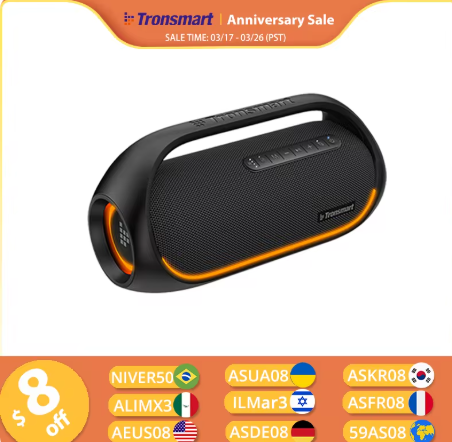 Aliexpress: Tronsmart Bang Speaker Altavoz Bluetooth de 60 W con audio de alta resolución